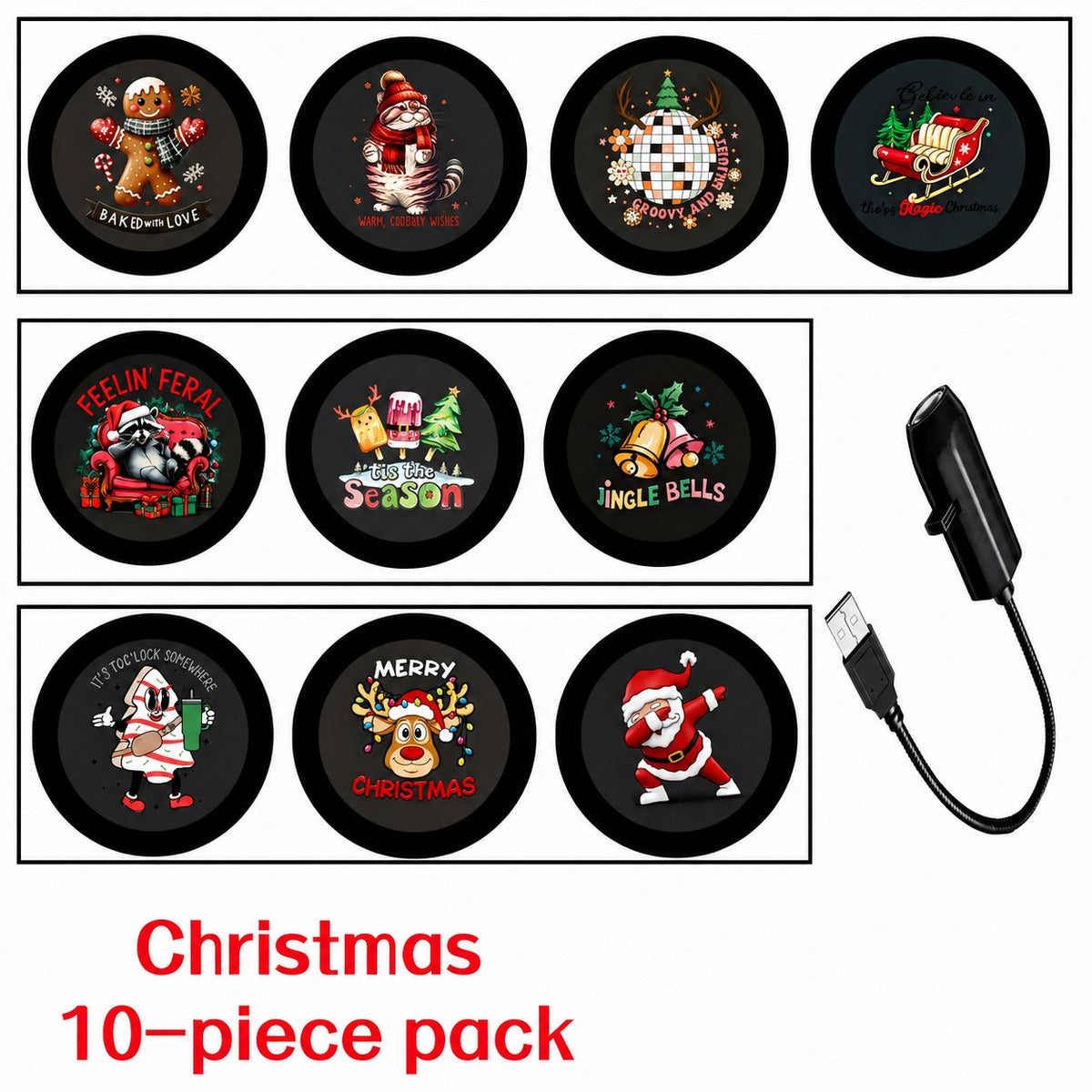 6 or 10 Festive Scenes