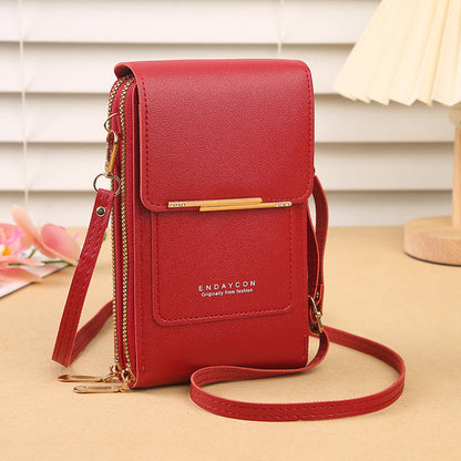 🔥Last Day 50%OFF 🔥Simple And Elegant Women's Touchscreen Crossbody Phone Wallet