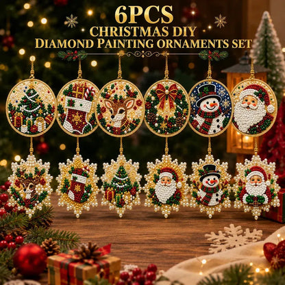 🎄 DIY Christmas Diamond Art Ornament Set ✨