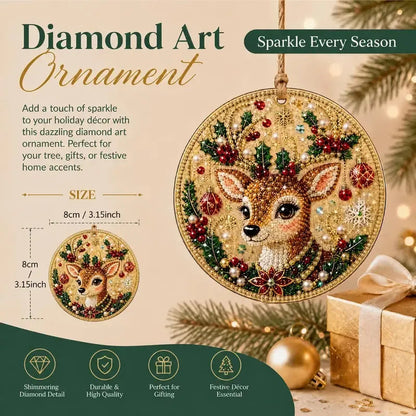🎄 DIY Christmas Diamond Art Ornament Set ✨