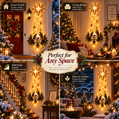 ⭐Bethlehem Star Christmas Nativity Light Decor✝️🎄