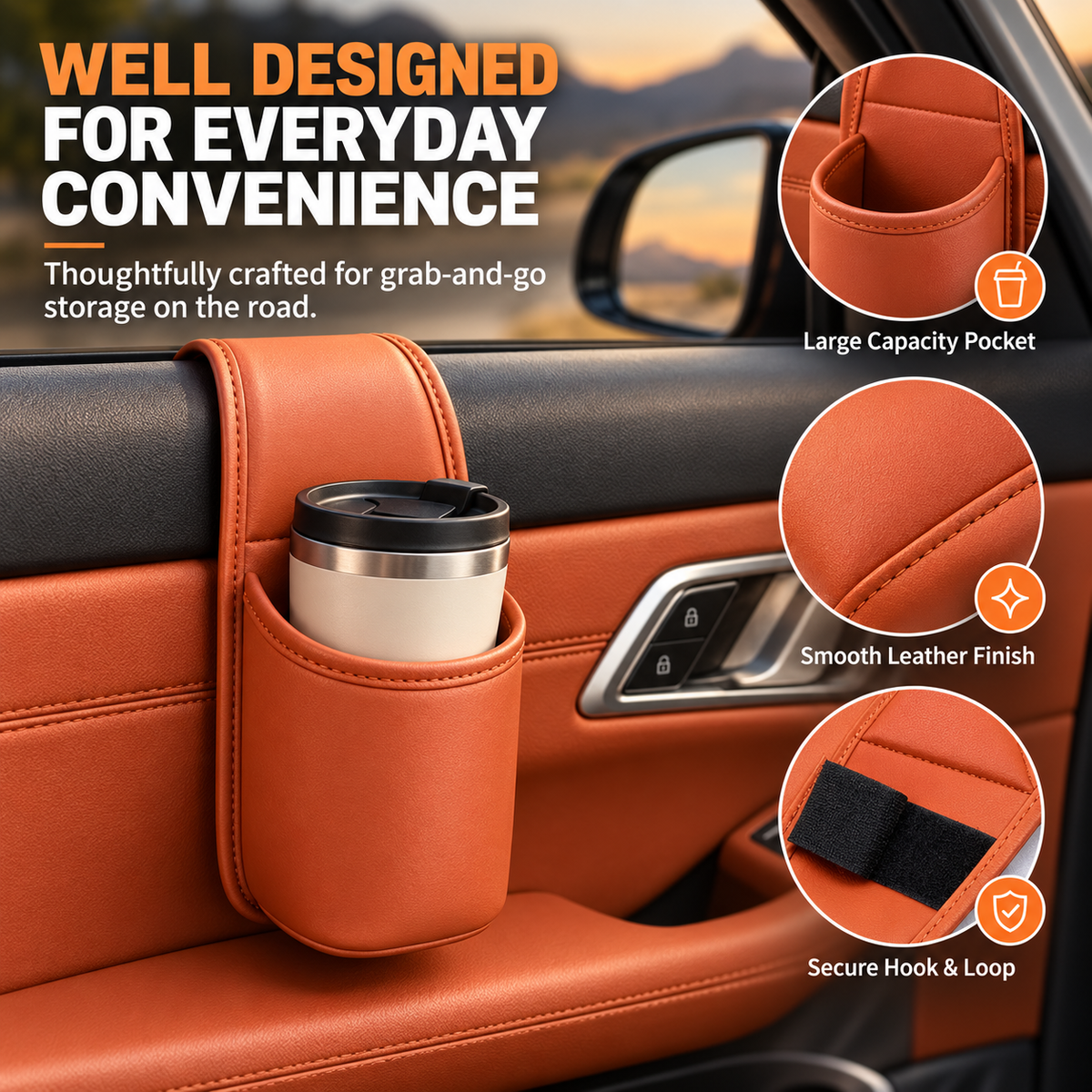 Car Door Organizer Pocket