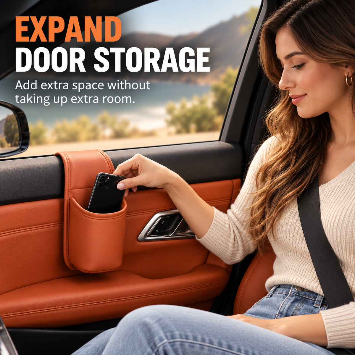 Car Door Organizer Pocket