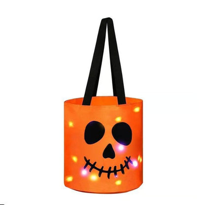 Halloween Candy in Buckets