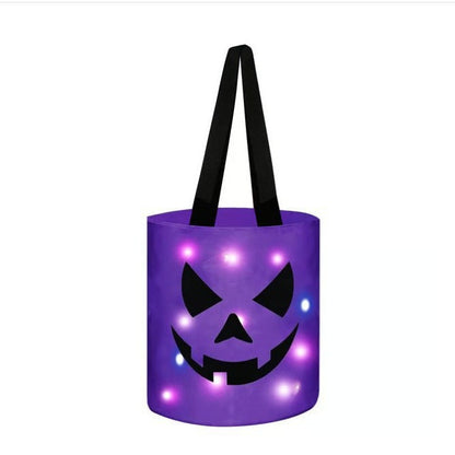 Halloween Candy in Buckets