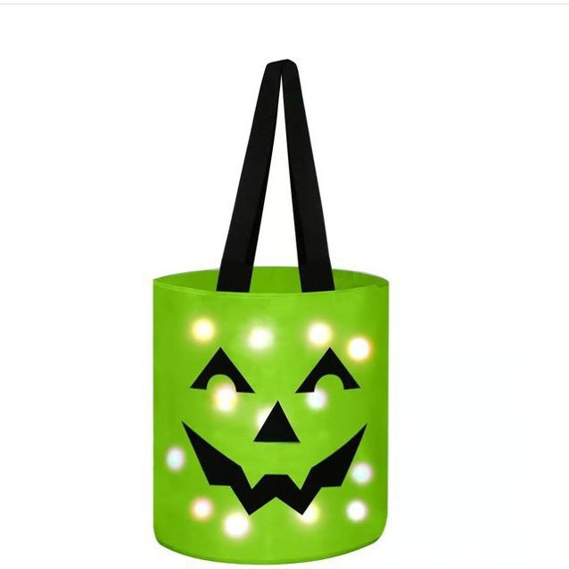 Halloween Candy in Buckets