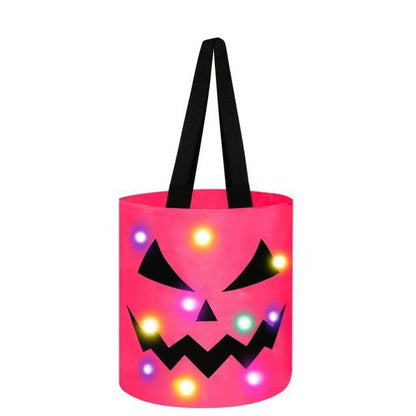 Halloween Candy in Buckets