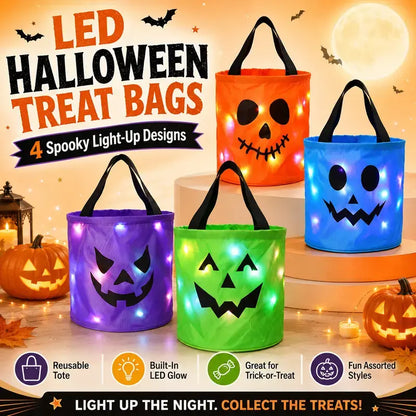 Halloween Candy in Buckets