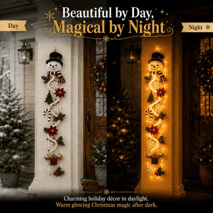 Glowing Christmas Door Hanger