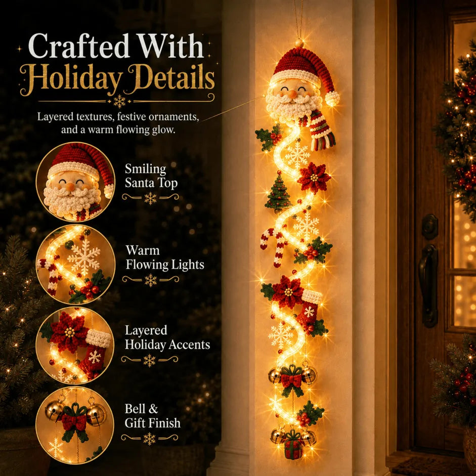 Glowing Christmas Door Hanger